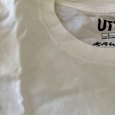 UNIQLO KAWS Collab T-Shirt L Cartoon Print Freizeit Herren