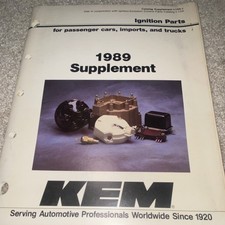 1989 KEM IGNITION PARTS CARS TRUCKS CATALOG S...