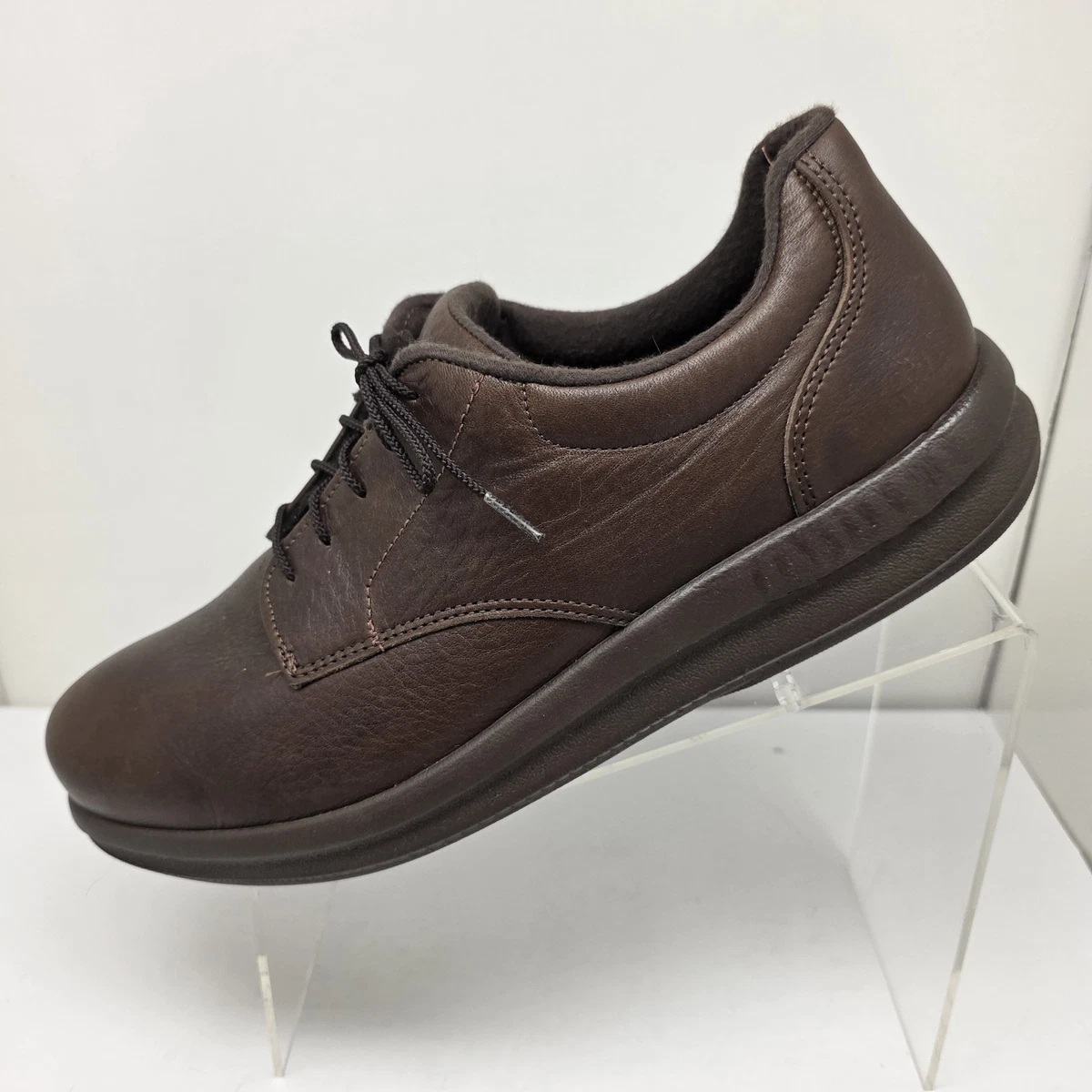 PW Minor Natural Strap II Mens 8.5 Dark Brown Leather Walking Shoes M60250 pw minor products for sale | eBay main image 3