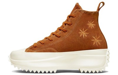 Converse Run Star Hike Platform Hi Embroidered Men A04299C New Authentic