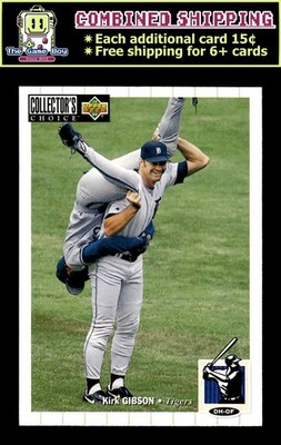 1994 Collector's Choice #403 Kirk Gibson - Detroit Tigers