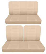 Fits 1936 to 1967 Buick Special 2Door Front 50-50 top and rear bench seat covers