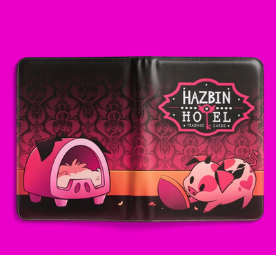 ハズビンホテル ファットナゲット fat nuggets カード Hazbin Hotel Fat Nuggets Trading Card Binder 9 Pockets - BRAND NEW