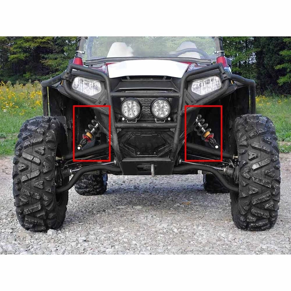 505mm Air Front Shocks Absorbers Suspension For Polaris RZR S 800 LE EFI 2009-14 - Image 3 of 4
