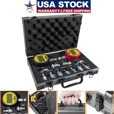 #ad Digital Hydraulic Pressure Test Kit for Caterpillar Case John Deere Bobcat $328.99