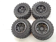 4x Proline Badlands MX 4.3 1/5 Monster Truck Tires on 24mm Hex Beadlock Wheels