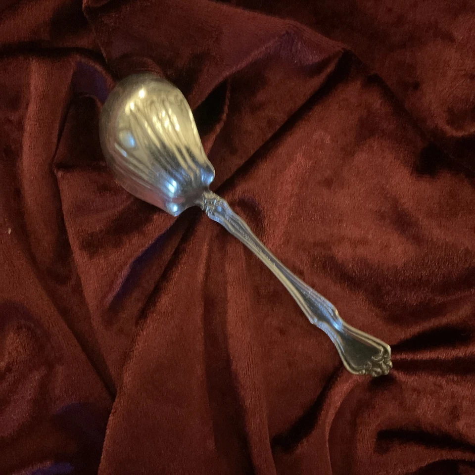 GEORGE & MARTHA por Westmoreland plata—cuchara para servir azúcar esterlina 4” 35 gramos Foto 2 de 4