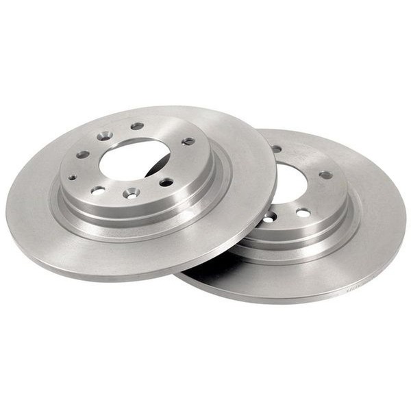 2 Bremsscheiben Voll Nicht BelüFtet Ø 280 Mm 10 Mm A.B.S. FüR U.A. Mazda 6-image