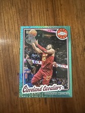 2025-26 Topps NBA Donovan Mitchell Silver Pack Chrome Aqua Mojo 153/199 Cavs