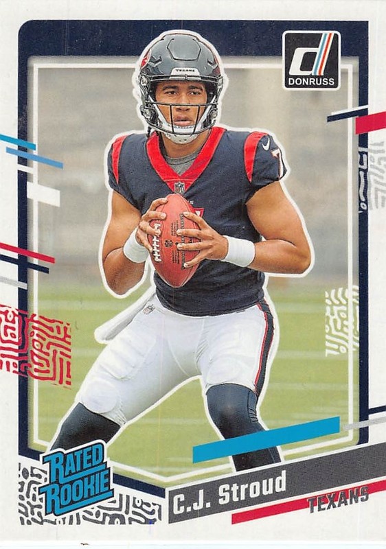 2023 Donruss #339 CJ Stroud "Rated Rookie" RC (Houston Texans)