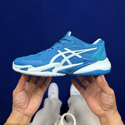 ASICS Court FF 3 Novak Teal Blue White 1041A220-401 New Men's 4-11