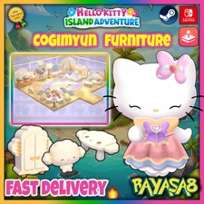 Cogimyun Furniture💖 Hello Kitty Island Adventure | Arcade | Nintendo | Steam