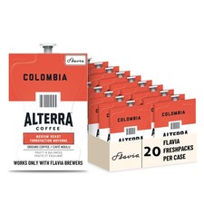 FLAVIA ALTERRA Coffee, Colombia, 20-Count Fresh Packs 20 Count Pack of 1 