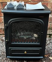 Fireplace Electric Stove  Heater | Freestanding & Portable | Cozy Log Effect