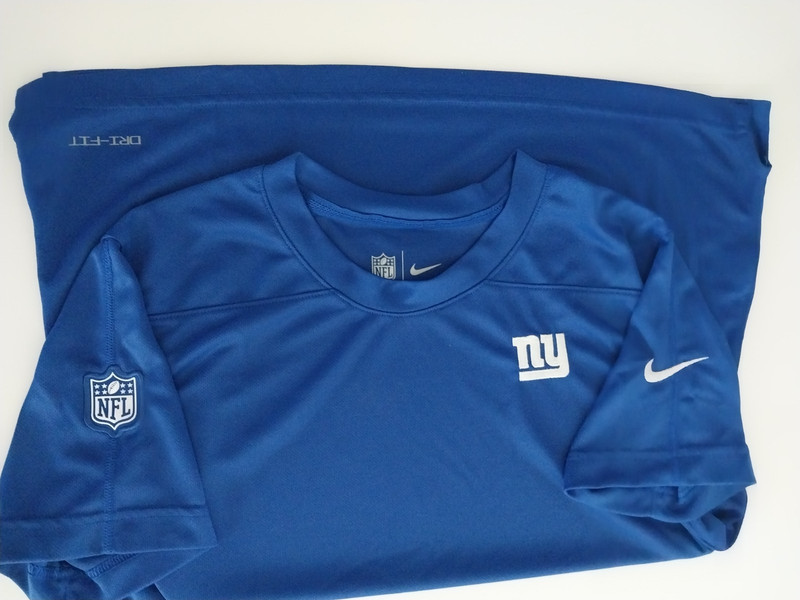 Nike New York Giants Shirt Womens Medium Blue Football