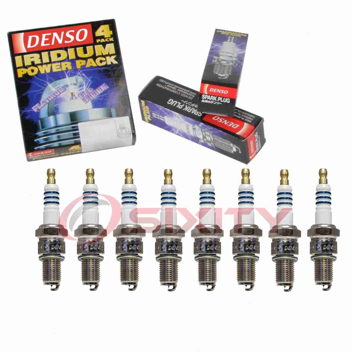 8 pc DENSO 5316 Iridium Power Spark Plugs for IW24 999 170 128 90 6747 5044 hi