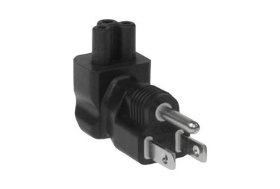 SF Cable C5 to USA NEMA 5-15P Angle Power Plug Adapter