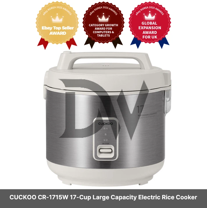 CUCKOO CR-1715W 17-Cup Large Capacity Electric Rice Cooker / 220V / EU PLUG