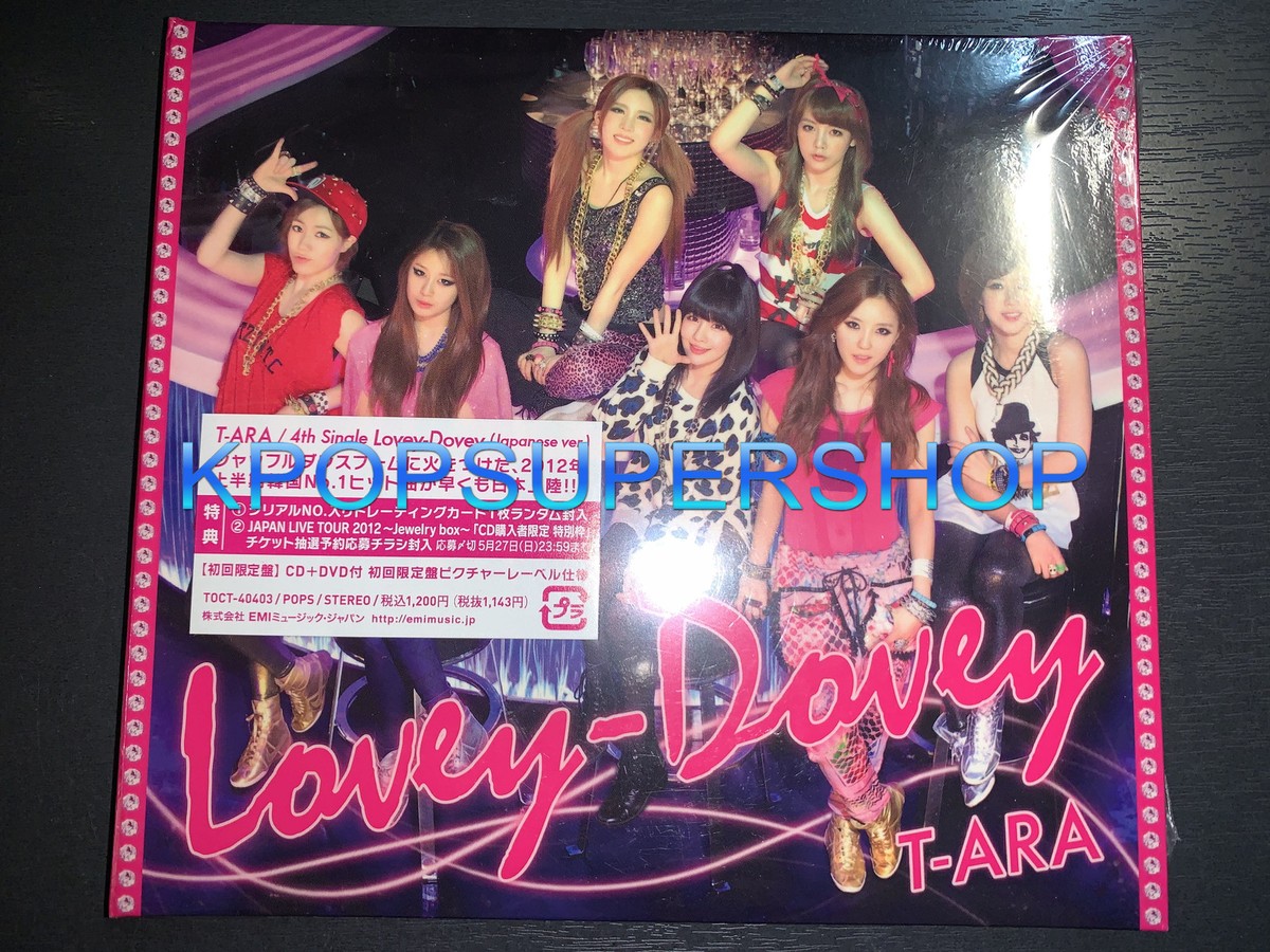 T-ARA Japanese Album Lovey Dovey CD DVD Photocard Booklet New