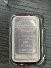 Vintage Engelhard Red Seal Canada Maple Leaf Logo 1 Oz .999 Fine Silver Bar Mint