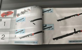 LEGO Instructions 8653 Racers Enzo Ferrari 1:10 Instruction Only