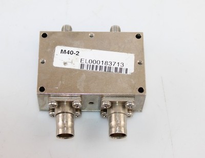 M40-2 RF Microwave Coaxial Module 2x BNC Female to 2x SMA Female High Frequency