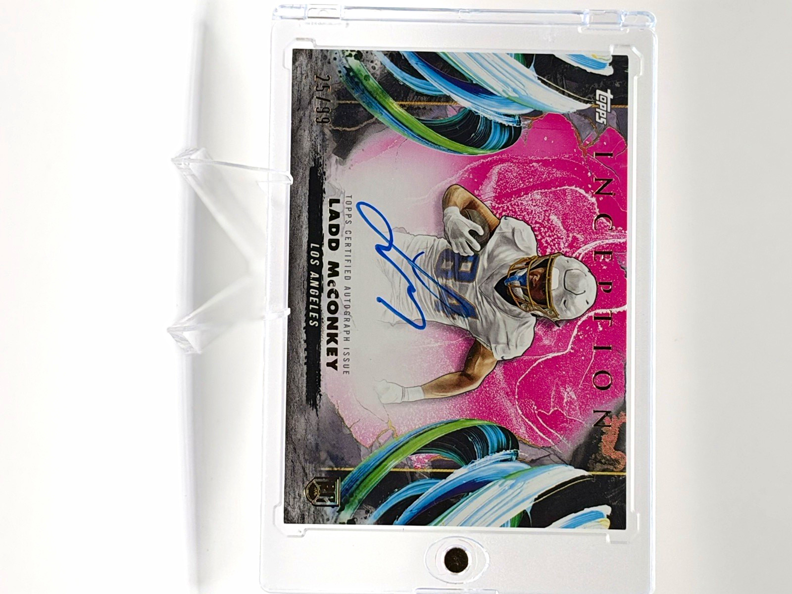 Topps 2024 Inception Ladd McConkey Auto RC Rookie Autographs Var Magenta /99