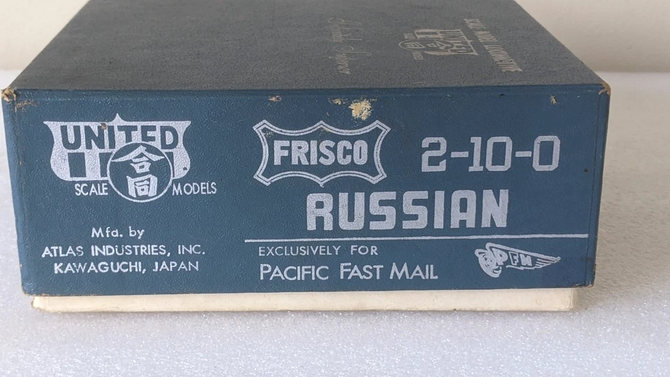 PFM United HO Scale Frisco 2-10-0 "Russian Decapod" Steam Locomotive & Tender NP - Image 3 of 4