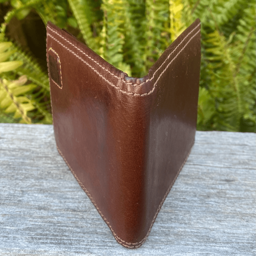 Timberland Men's Brown Leather Bifold Wallet w/ID Window. VGUC! - Picture 6 of 10