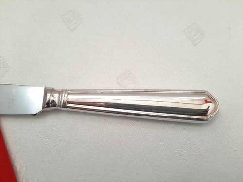 BSF Acrism 1 coltello coltello da tavola 21,5 cm argento anni 90 come nuovo - Foto 4 di 9