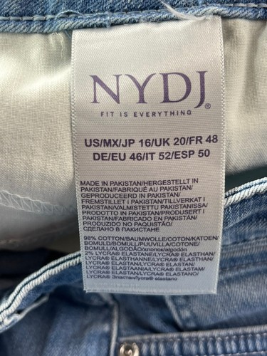 NYDJ Damen Größe 16 Ami Skinny Lift Tuck Skinny Jeans 36""B x 28"" Innennaht NEU Neu mit Etikett - Bild 7 von 12