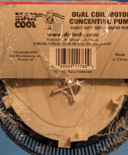 Max Cool Dual Coil Motor Concentric Pump 7500, 115V - Picture 3 of 3