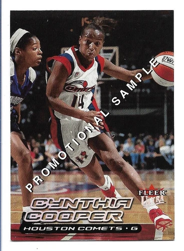 Cynthia Cooper 2000 Ultra Promotional Sample Promo #1  Houston Comets WNBA