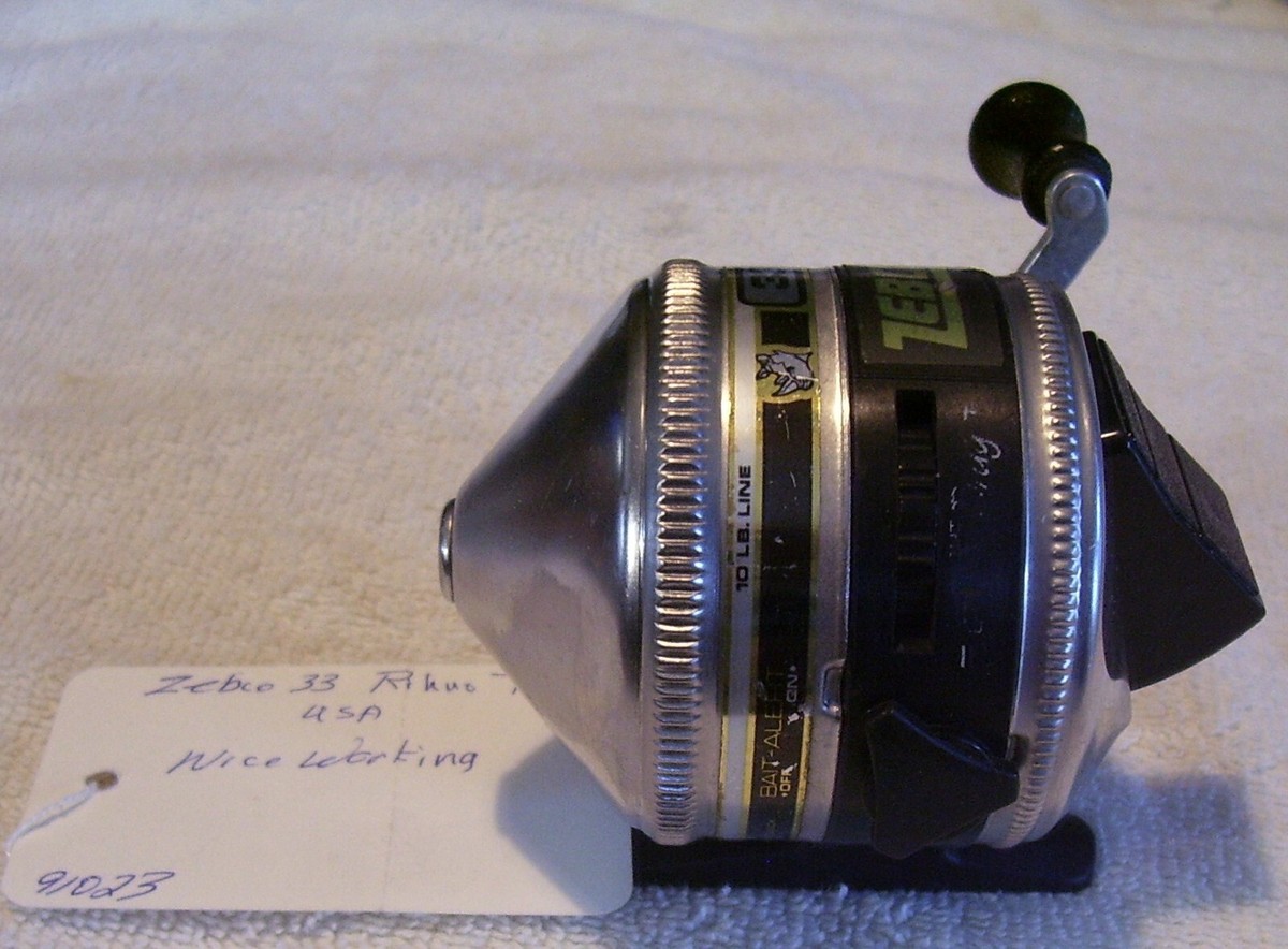 91023 NICE ZEBCO 33 RHINO TOUGH REEL SMOOTH WORKING USA LOT A | eBay