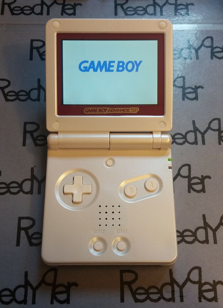 Nintendo Game Boy Advance GBA SP Red White System AGS 101 