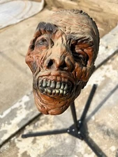 Rare Vintage 1994 Forum Novelties Realistic Old Man Zombie Head Halloween Prop