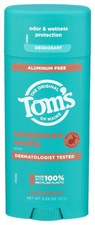 Tom's of Maine Sandwood Vanilla Deodorant Stick 3.25 oz  Natural, Aluminum-Free