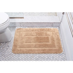 LivingBasics® 100% Polyester Microfiber Mat Door floor Mat Welcome Doormat Brown