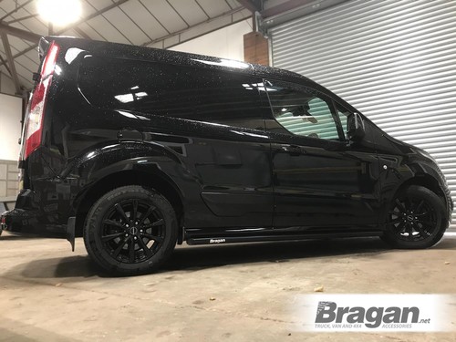 Negro Barras Laterales Para ford transit tourneo connect 2014-2024 Swb - Imagen 5 de 6