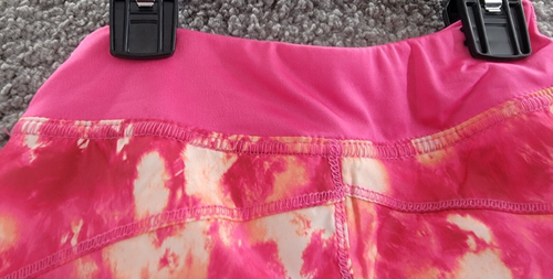 ID Ideology Tie-Dye Print Shorts Girls' 4T Pink Shock Elastic Waistband Pull-On~ - Picture 9 of 13