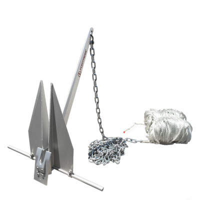 _Fortress FX-11 Complete Anchoring System - 1/4'' Shackle, 15' of G-30 1/4'' Chain