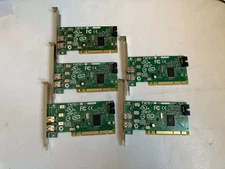 Lot Of 5 Dell High Profile Dual Port FireWire Controller Card 0H924H H924H