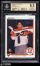 Mike Ricci RC BGS 9.5: 1990-91 Upper Deck French Rookie Card #355 POP 8