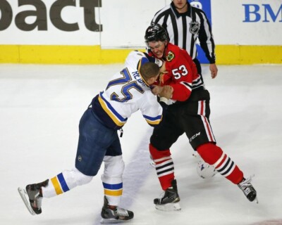 RYAN REAVES 8X10 PHOTO HOCKEY LOUIS BLUES