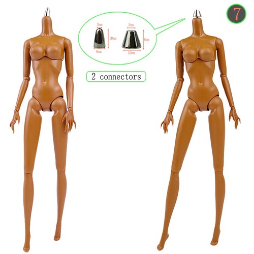 High Quality Replacement 1/6 Movable Jointed Body For 11.5" Doll Big Breast Body - Picture 22 of 31