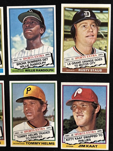 1976 Topps Traded Baseball 44 Card Complete Set NM-MT Randolph RC Jenkins *1 - Picture 3 of 5