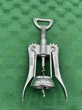 Vintage Corkscrew Wine Bottle Opener, Italy