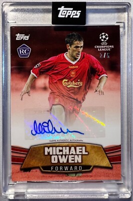 シングルカード Topps - topps / Michael Owen JERSEY card シングルカード Topps - topps / Michael Owen JERSEY card