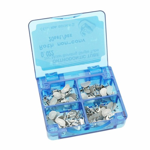 80 Pc Dental Orthodontic Buccal Tubes Second Molar 022 Roth Bondable Single Mesh - Picture 2 of 11