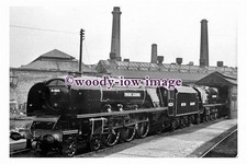bb0990 - BR Engine 46224 Princess Alexandra at Crewe Works 1948 - print 6x4